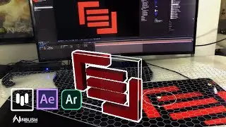 Make your 2d logo 3D for AR with After Effects, Mettle Mantra and Aero