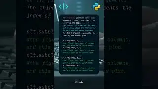 The subplot() Function - Python tutorial for data analyst 