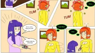 Female possession & Body Swap | Fembot April | TG TF COMIC