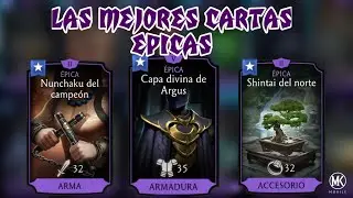 LAS MEJORES CARTAS DE EQUIPAMIENTO ÉPICAS | Mortal Kombat Mobile