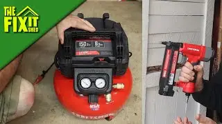 New CRAFTSMAN 6 Gal Air Compressor (CMEC6150)  and 18 GA Brad Nailer (CMPBN18SB) | The Fixit Shed