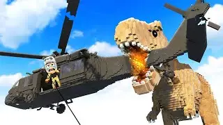 Dinozor Geldi ve Helikopterimizi Parçaladı ! - Teardown