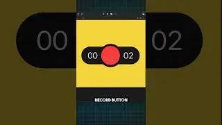 Interactive record button animation in #figma 🎙️