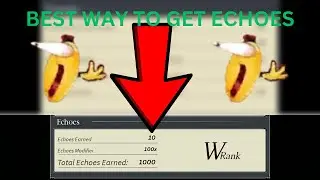 BEST WAY TO GET ECHOES | Roblox Deepwoken