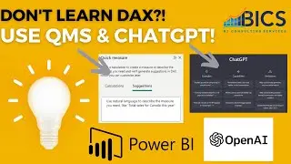Using Quick Measure Suggestion & ChatGPT to Write PowerBI DAX