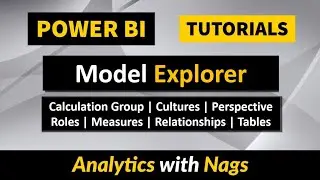 Model Explorer In Power BI | Calculation Groups | Cultures | Perspective in Power BI (66)