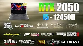 HP Victus i5 12th Gen RTX 2050 | Gaming Test in 15 Games in 2024