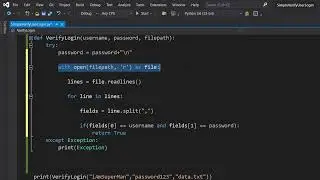 Simple User Login System Using Python