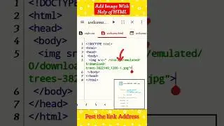 Add Photo with IMG Tag//HTML coding#viral #html ##shorts