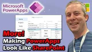 More! Make Power Apps UI/UX like SharePoint Quickly Part 2!