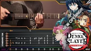 Demon Slayer: Kimetsu no Yaiba (Season 3) OP - Kizuna no Kiseki - Fingerstyle Guitar Cover + TABS