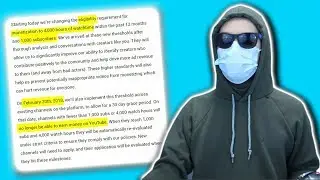 YouTube's New Monetization Rules