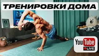 Воркаут стрим: ТРЕНИРОВКИ ДОМА!