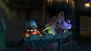 Monsters Inc - scream extractor scene