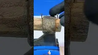 Axe installation process- Good tools and machinery can quickly improve work efficiency