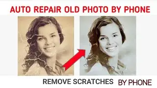 Remove scratches from old photo   | Repair old photo remove scratches