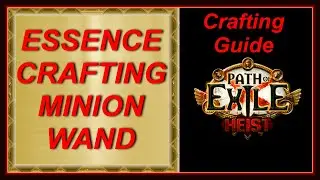 Works in PoE 3.15 - Necromancer Build - Essence Crafting Minion Wand - Beginner Friendly