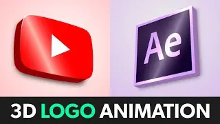 3D Logo Reveal Animation in After Effects - After Effects Tutorial - No Third Party Plugin