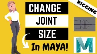 How to Change Joint Size in Maya