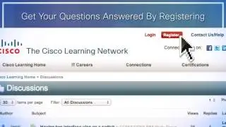 Cisco Learning Network:Tour