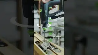 Countersunk Hinges with Festool Cordless Drill CXS