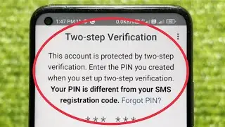 WhatsApp || How To Remove Two step Verification | This account is protected problem in WhatsApp 2023