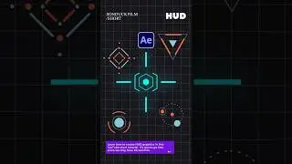 Create Targeting HUD Motion Graphics in After Effects #tutorial