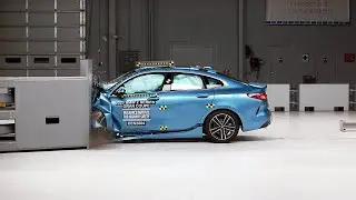 2020 BMW 2 series Gran Coupe driver-side small overlap IIHS crash test