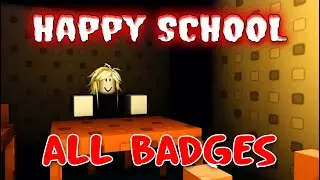 Happy School - Full Gameplay - All Endings & All Badges [Roblox]