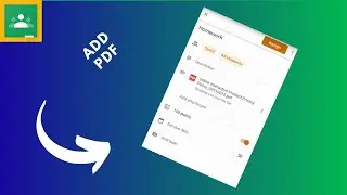 how to add a pdf to google classroom