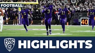 Arizona State vs. No. 5 Washington Football Highlights | 2023 Season