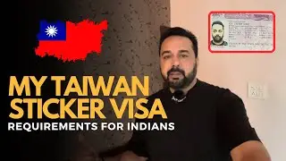 Taiwan Sticker Visa For Indians | My Cover Letter And Itinerary 🇹🇼