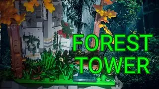 Tower in Deep SCARY forest out of Lego