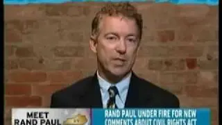 Rand Paul on Rachel Maddow Part 1