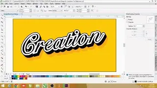 Simple Creative Text Design In Coreldraw For Beginners