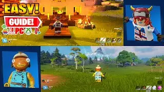 How To SPLIT SCREEN on LEGO MODE in Fortnite! (PS/Xbox/PC/Switch/Mobile) 2024!