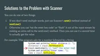 Java - Potential Problem with Scanner - Mixing Numeric and Text Input