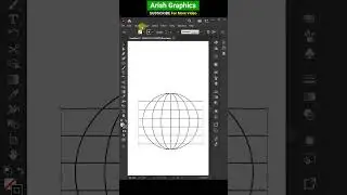 How to Create Wireframe Globe in Illustrator | Adobe Illustrator Tutorial 