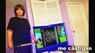 Niño Destroza Television Por Fortnite (CASTIGADO)