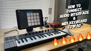 How to Connect an Audio Interface and Midi Keyboard to iPad