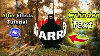Make Text Spin Like Magic! 3D Cylinder Animation in After Effects Tutorial