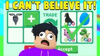 I Traded My GHOST BUNNY in A RICH ADOPT ME SERVER (Roblox trade proof)