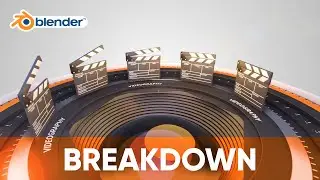 Breakdown of 3D intro done in Blender and After effects | Blender motion graphics