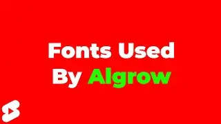Which Fonts Does Algrow Use? | Fonts Used By 