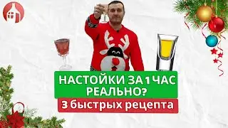 НАСТОЙКИ ЗА 1 ЧАС РЕАЛЬНО? | Быстрые настойки для нового года!