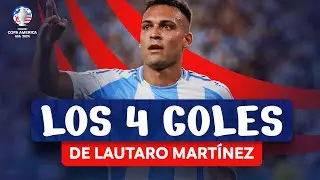 TODOS LOS GOLES DE LAUTARO MARTÍNEZ EN LA FASE DE GRUPOS | CONMEBOL COPA AMÉRICA USA 2024™