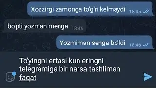 SEVISHGANLAR SUHBATI\\\💔💔💔 BIR VAQTDA IKKI KISHI BILAN YURGAN QIZ FOSH BO'LDI