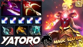 Yatoro Lina Magic Slayer - Dota 2 Pro Gameplay [Watch & Learn]