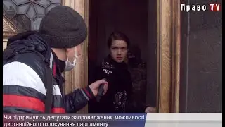 Чи підтримують депутати запровадження дистанційного голосування в парламенті