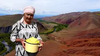 Life in The Border of Russia and Mongolia. Village Life in Russia